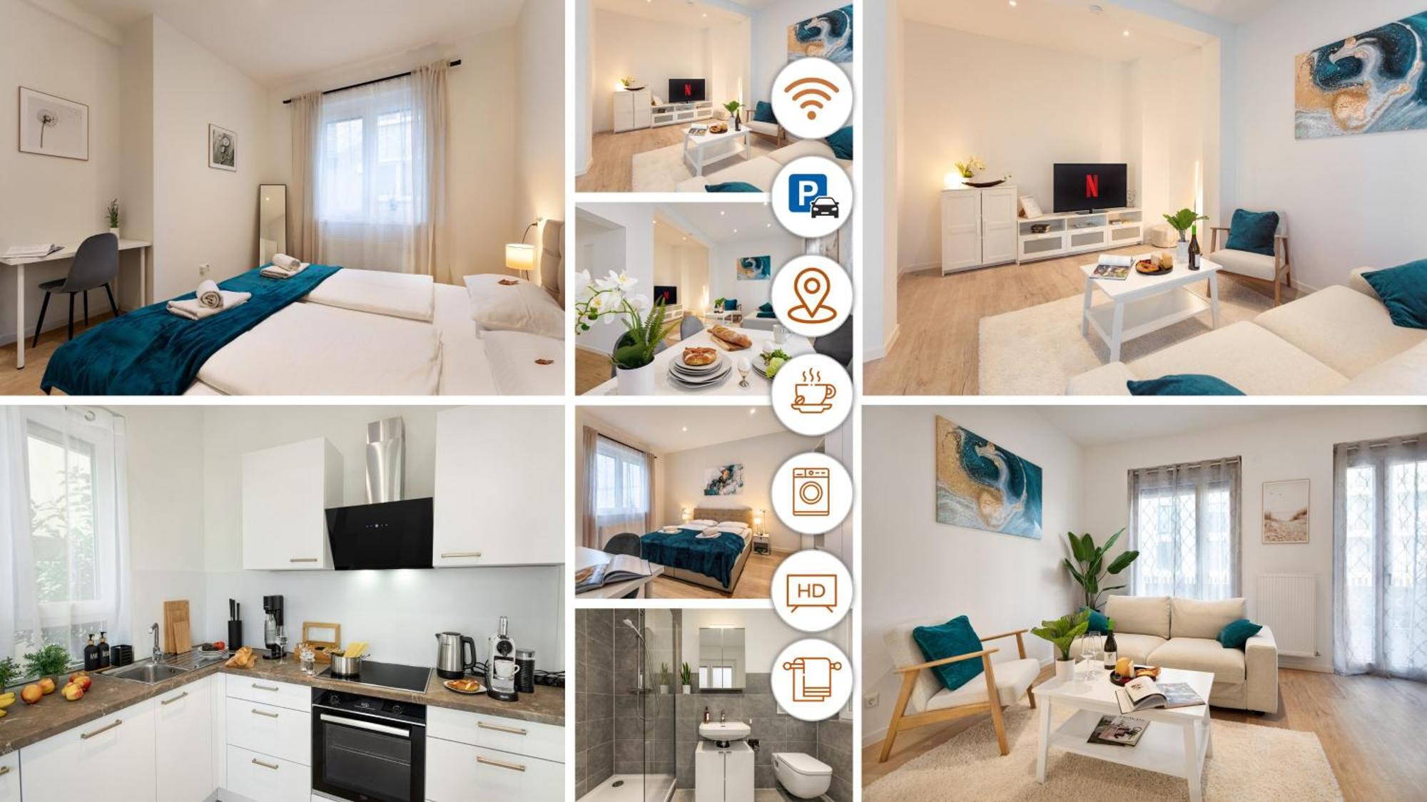 Rosenberg-Suites - Zentral, Stellplatz, Grosse Terasse, Business & Privat Heilbronn Dış mekan fotoğraf